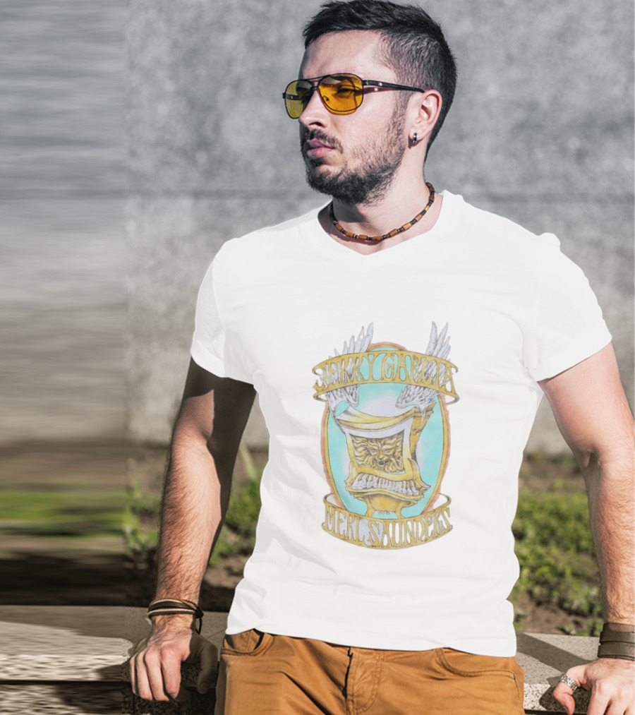 Jerry Garcia Merl Saunders Winged Piano Collaboration T-Shirt