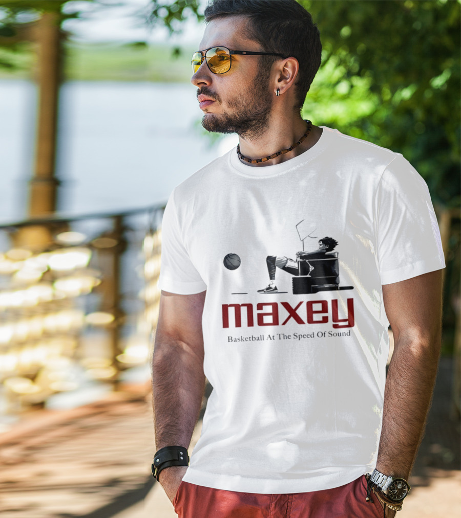 Maxey Basketball At The Speed Of Sound T-Shirt