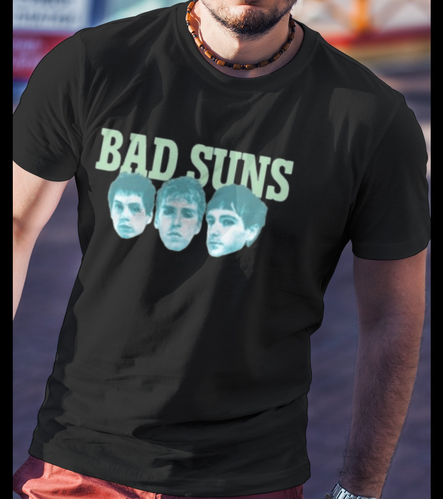 Bad Suns Band Floating Heads Imagery Merchandise T-Shirt