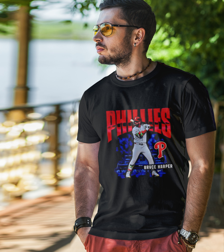 Bryce Harper Phillies Baseball Philadelphia Star T-Shirt