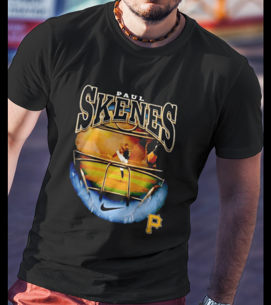 Paul Skenes Pittsburgh Pirates Ballpark Action Nike T-Shirt