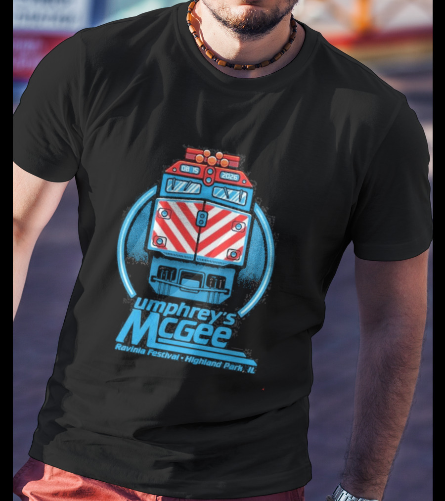 Highland Park IL 08.15.2026 Umphrey's McGee Tour Train T-Shirt