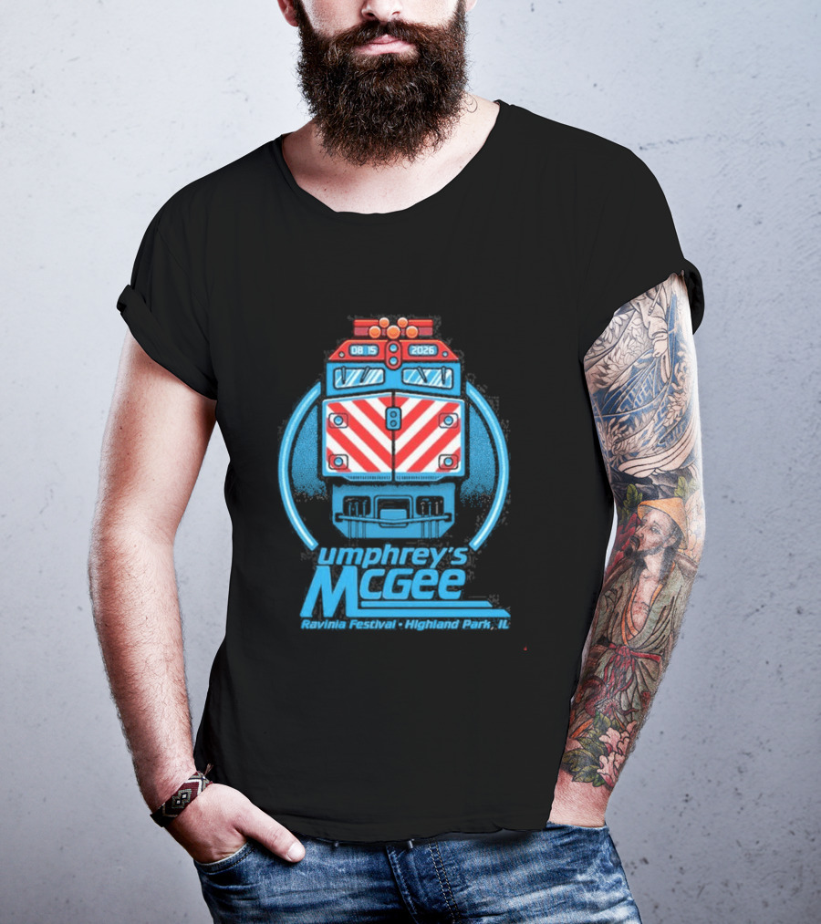 Highland Park IL 08.15.2026 Umphrey's McGee Tour Train T-Shirt