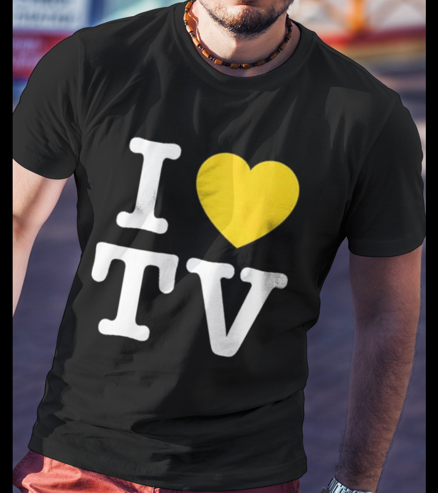 Hivemind I Love TV Heart T-Shirt