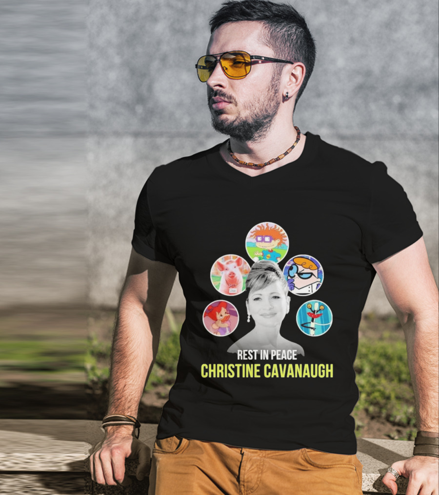 Rest In Peace Christine Cavanaugh Chuckie Dexter Babe Gosalyn Globehornet T-Shirt