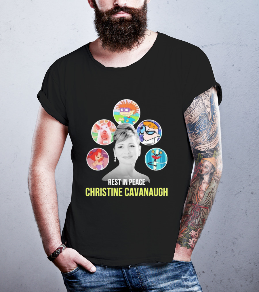Rest In Peace Christine Cavanaugh Chuckie Dexter Babe Gosalyn Globehornet T-Shirt