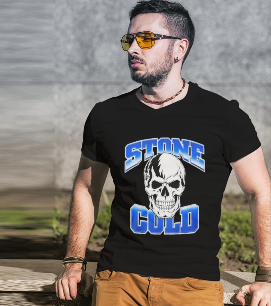 Stone Cold Skull Kevin Owens T-Shirt