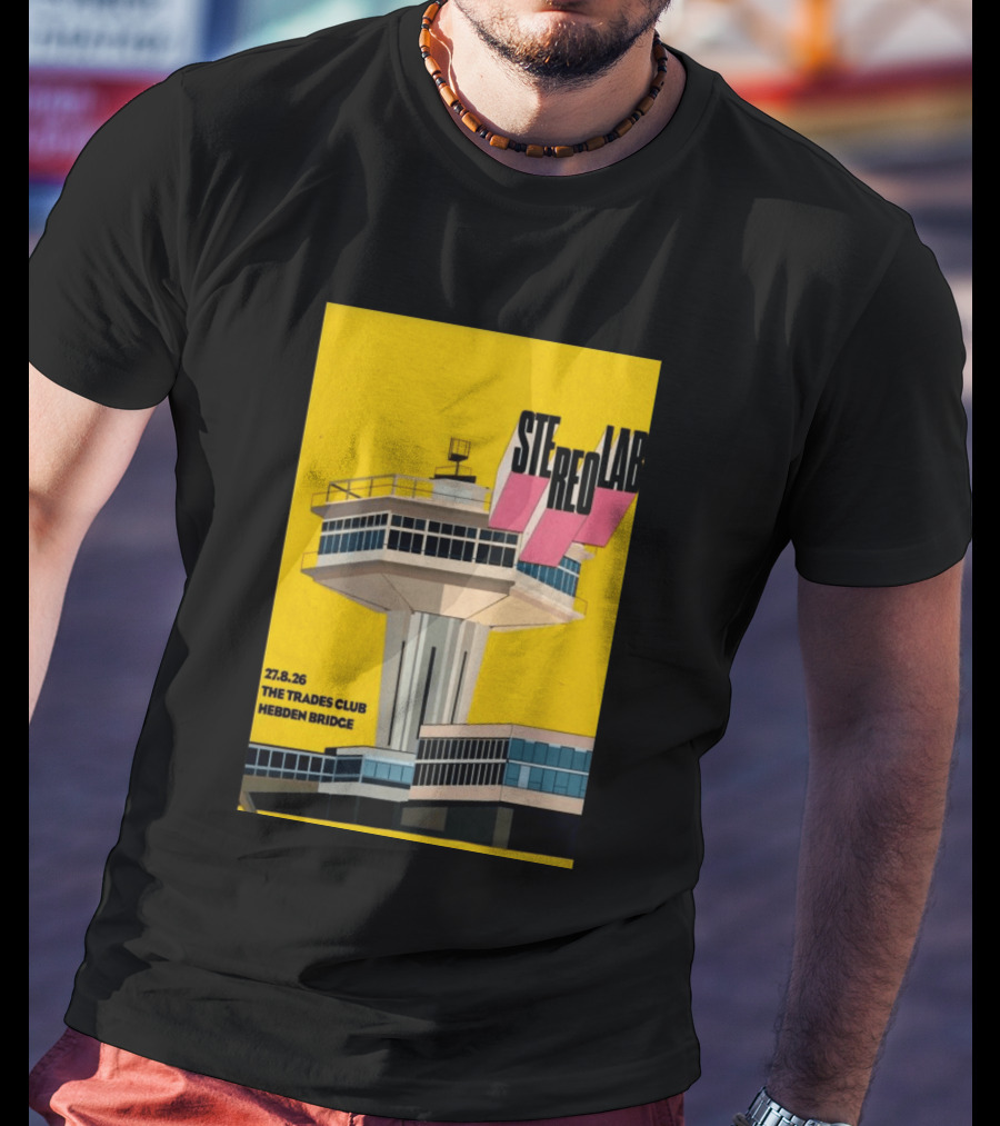 Stereolab 27.8.26 Hebden Bridge The Trades Club T-Shirt