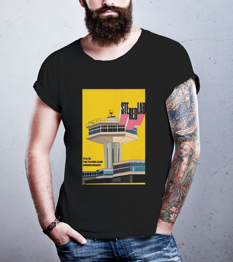 Stereolab 27.8.26 Hebden Bridge The Trades Club T-Shirt