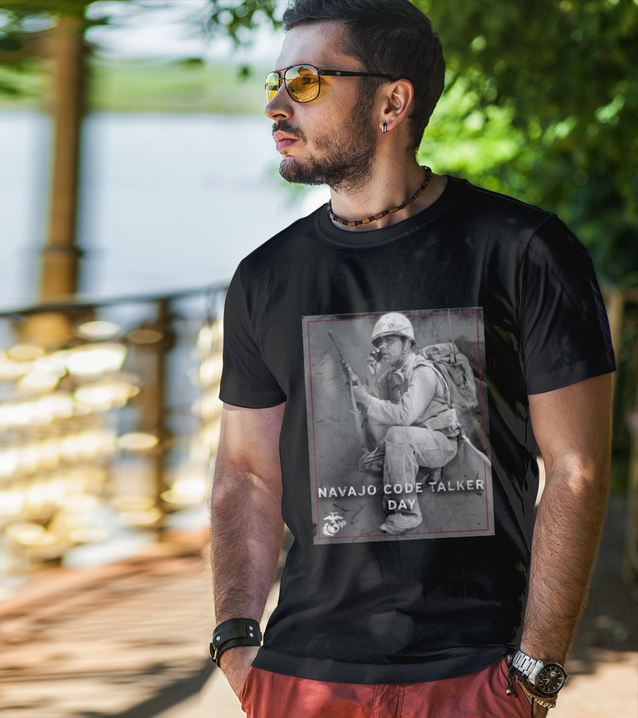 Navajo Code Talker Day Marine Corps T-Shirt
