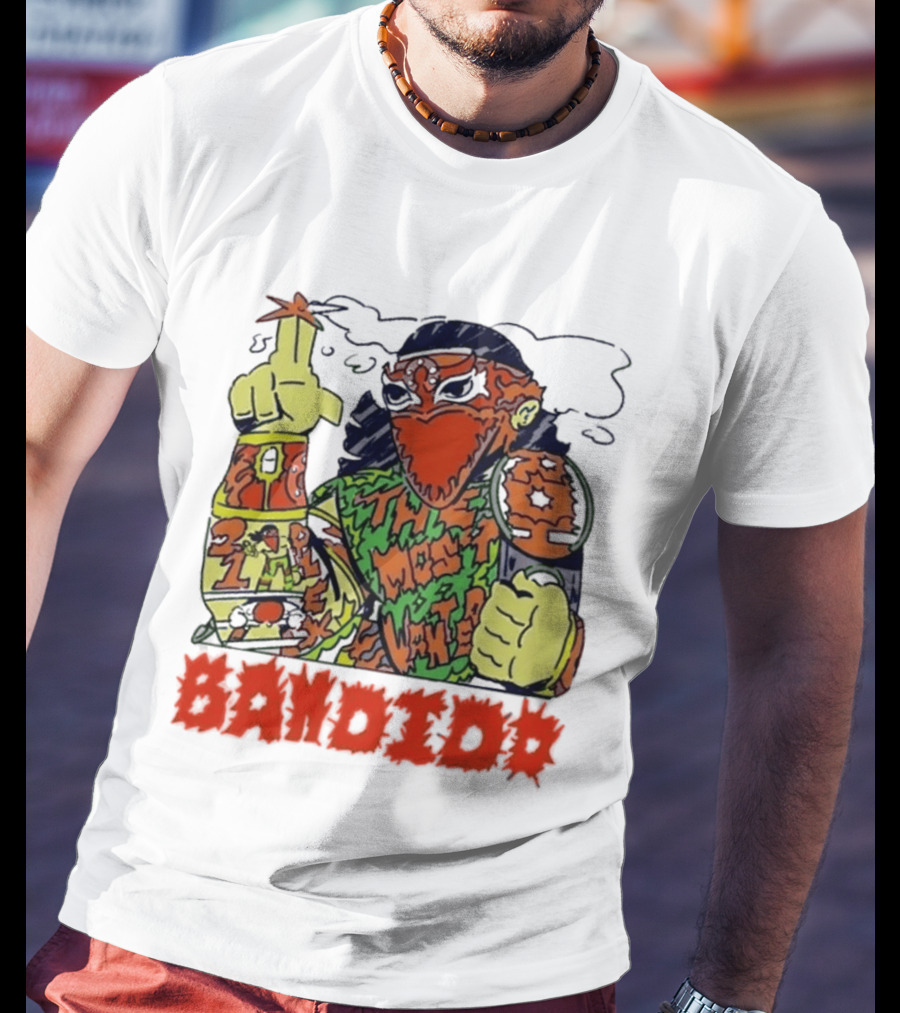 Most Wanted Bandido Lucha Libre Wrestler Suplex Champion T-Shirt