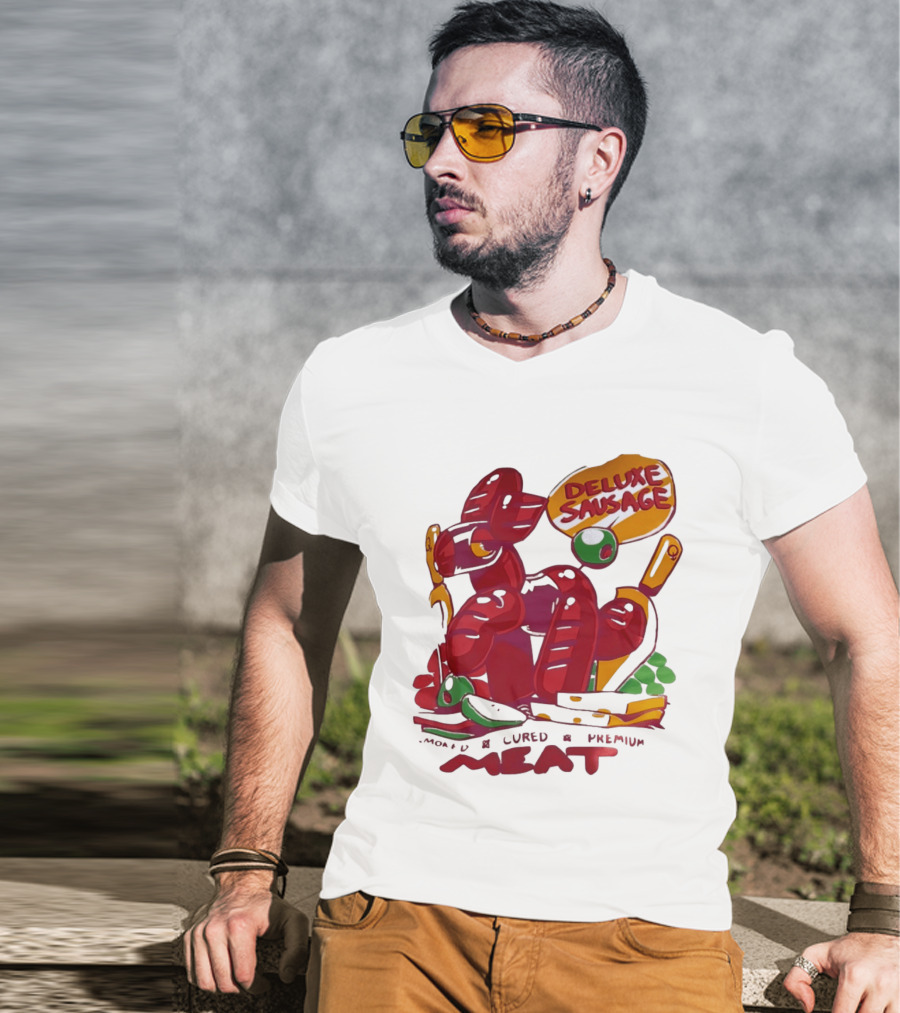 Deluxe Sausage Cured Premium Meat T-Shirt
