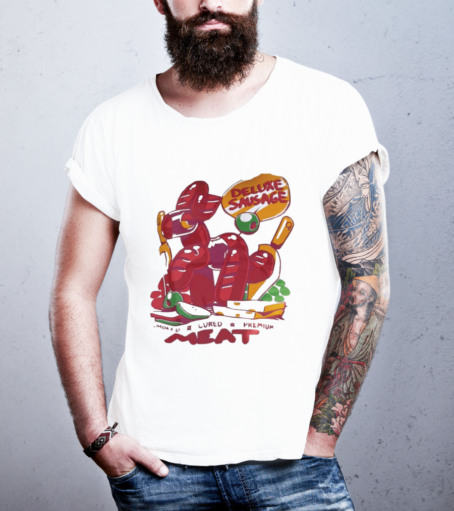 Deluxe Sausage Cured Premium Meat T-Shirt