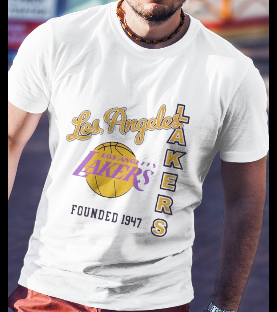 Los Angeles Lakers Founded 1947 NBA Basketball Team T-Shirt
