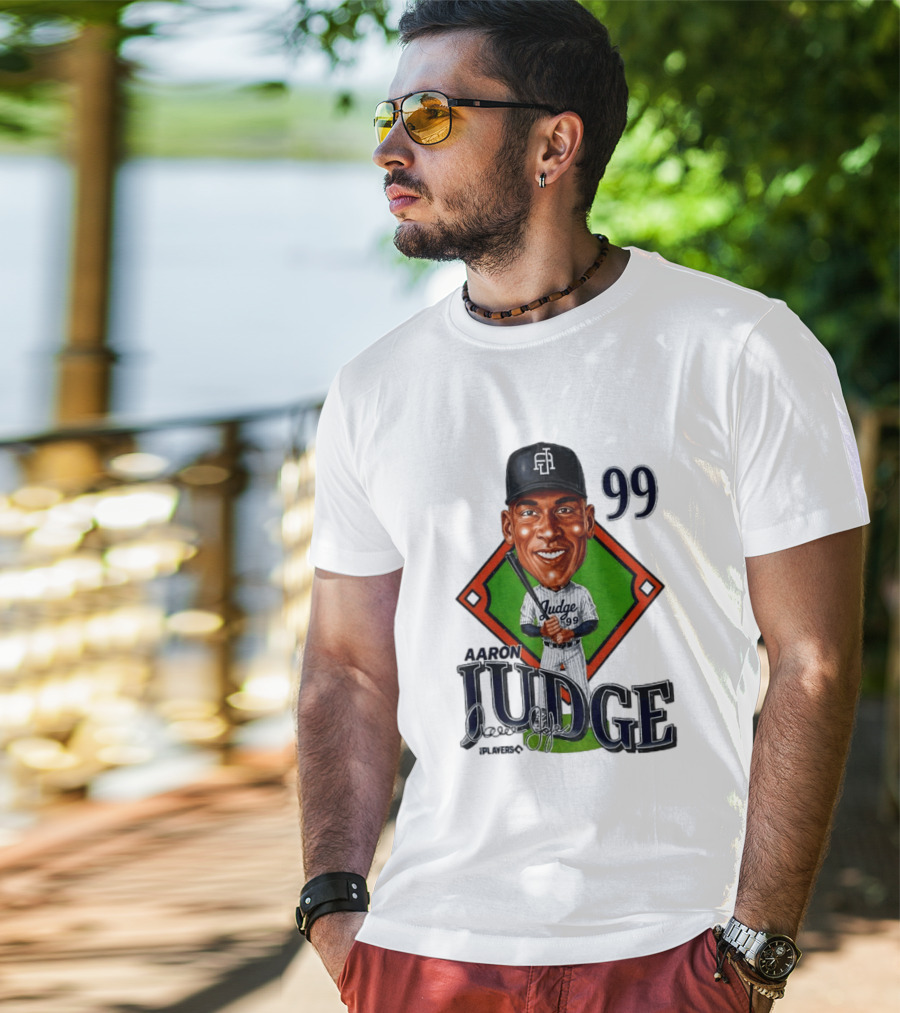 Aaron Judge New York Yankees Player 99 Caricature T-Shirt