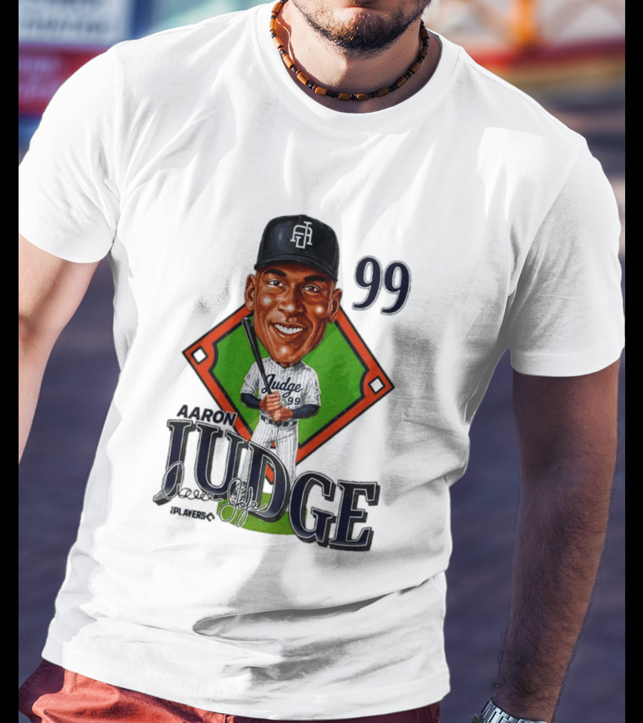 Aaron Judge New York Yankees Player 99 Caricature T-Shirt