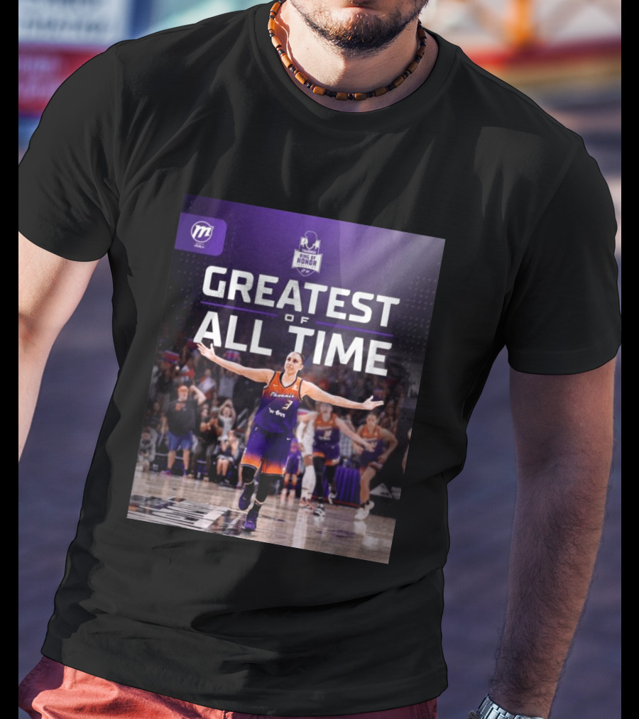 Diana Taurasi Phoenix Mercury Ring Of Honor Greatest Of All Time T-Shirt