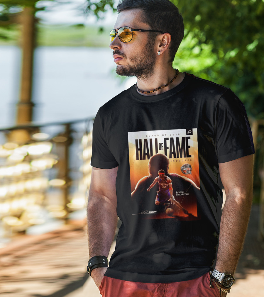 Class Of 2026 Hall Of Fame Inductee Amar'e Stoudemire Phoenix Suns Basketball T-Shirt