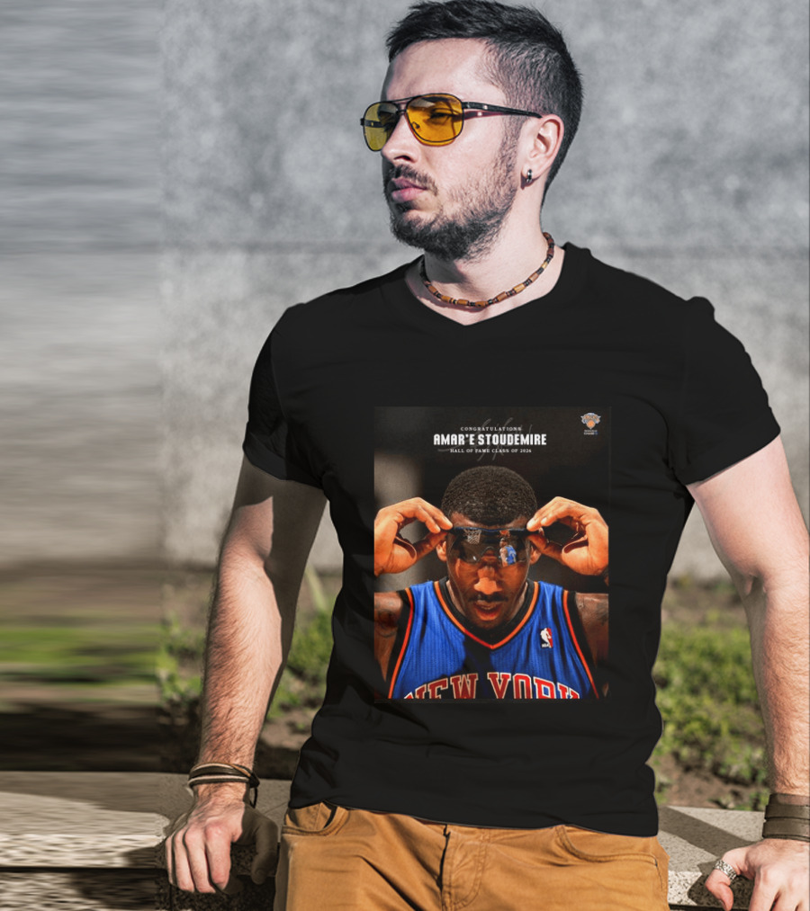 Congratulations Amar'e Stoudemire New York Knicks Hall Of Fame Class Of 2026 T-Shirt