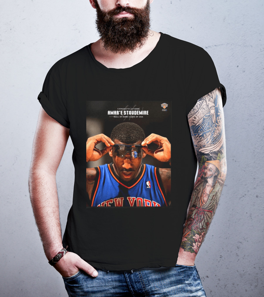 Congratulations Amar'e Stoudemire New York Knicks Hall Of Fame Class Of 2026 T-Shirt