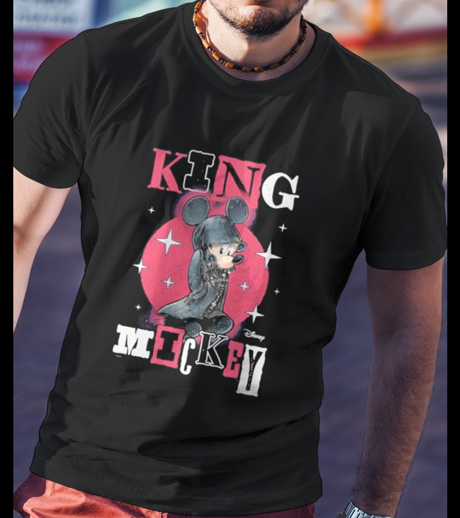 Disney Kingdom Hearts King Mickey Stars T-Shirt