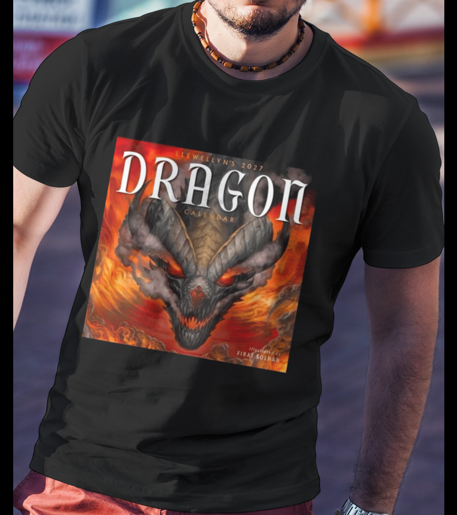 Llewellyn's 2027 Dragon Calendar Illustrated By Firat Solhan T-Shirt