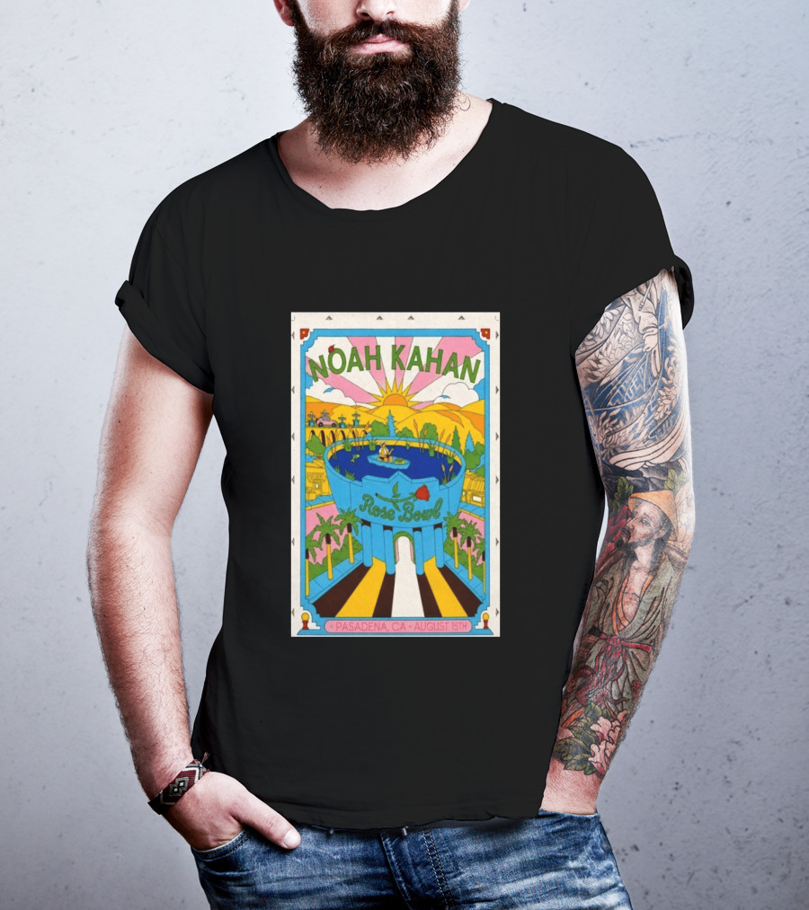 Noah Kahan Rose Bowl Pasadena CA August 15th 2026 T-Shirt