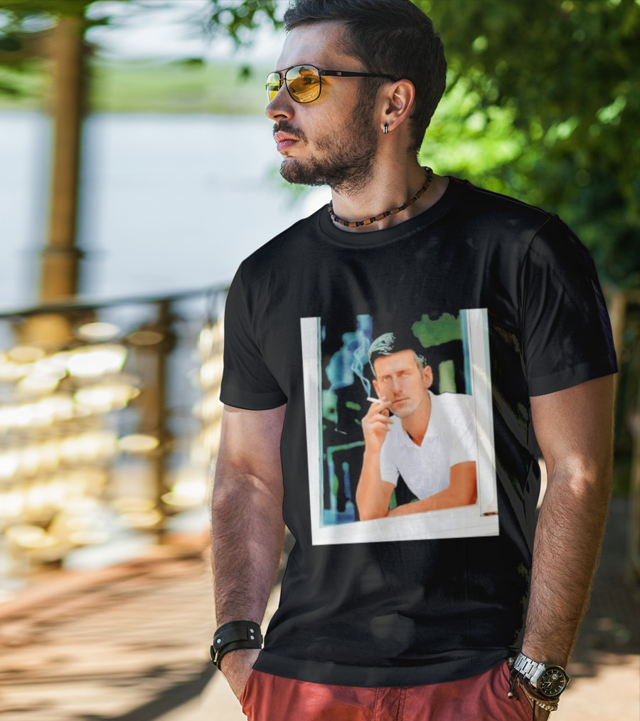 Novak Djokovic Smoking Tennis ATP Champion T-Shirt