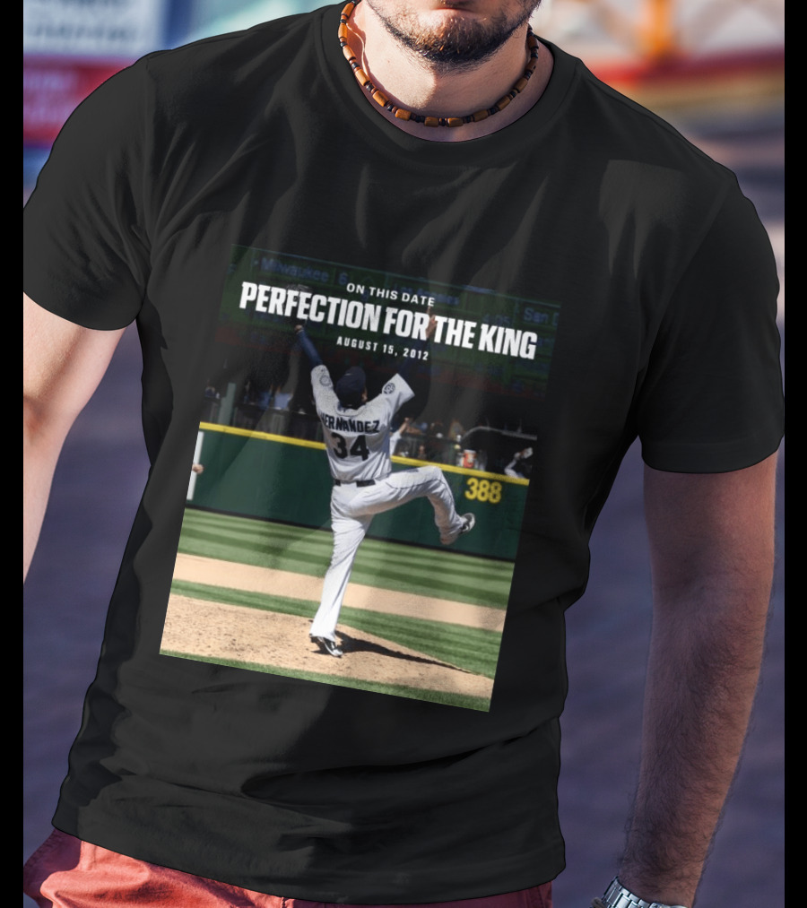 On This Date Perfection For The King Hernandez 34 August 15 2012 T-Shirt