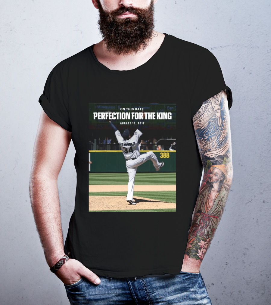 On This Date Perfection For The King Hernandez 34 August 15 2012 T-Shirt