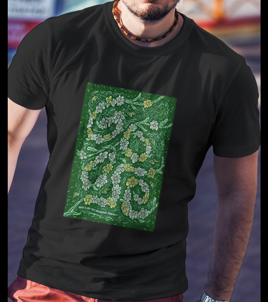 Goose 2026 Frost Amphitheater Stanford CA August 15 Floral T-Shirt