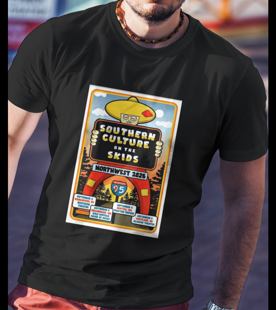 Southern Culture On The Skids Northwest 2026 Tour Vancouver Seattle Portland T-Shirt