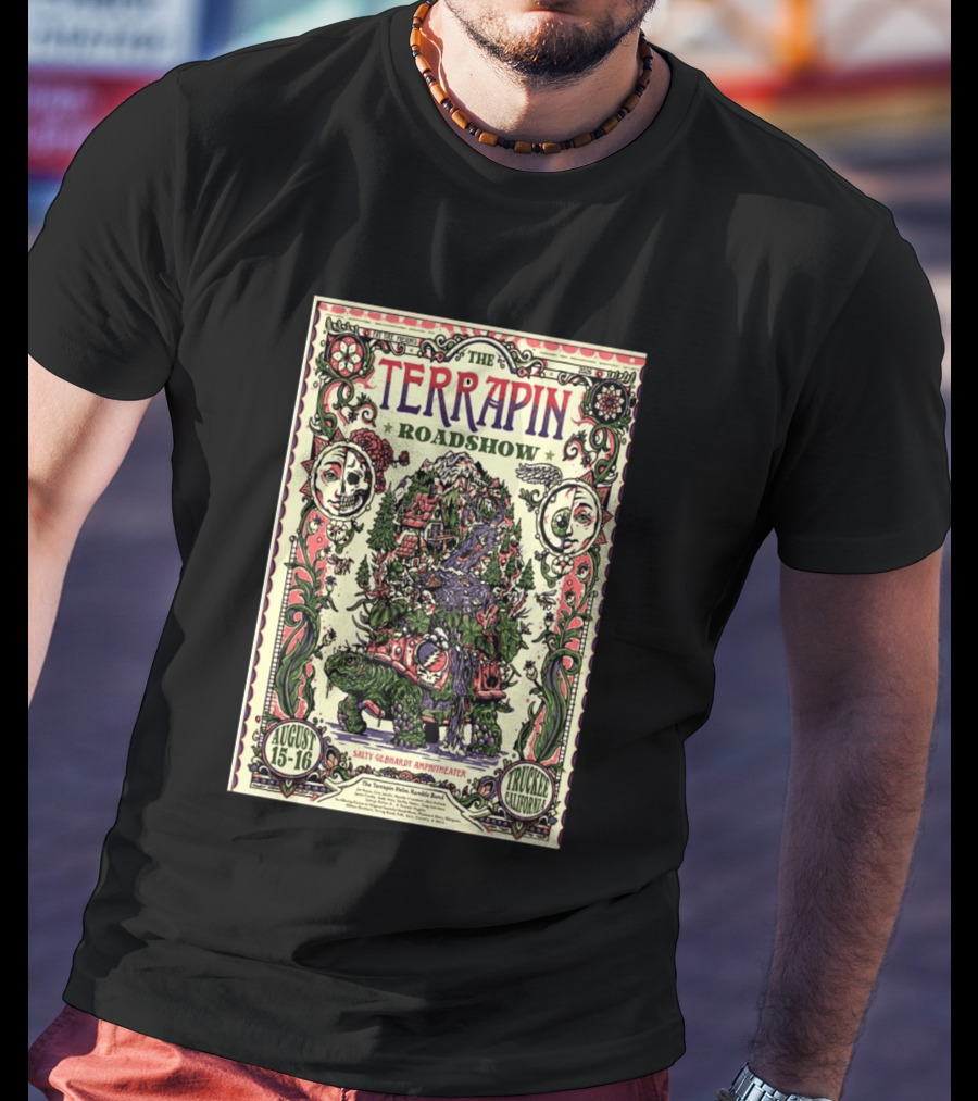 Terrapin Roadshow August 15 16 2026 Salty Gebhardt Amphitheater Truckee California T-Shirt