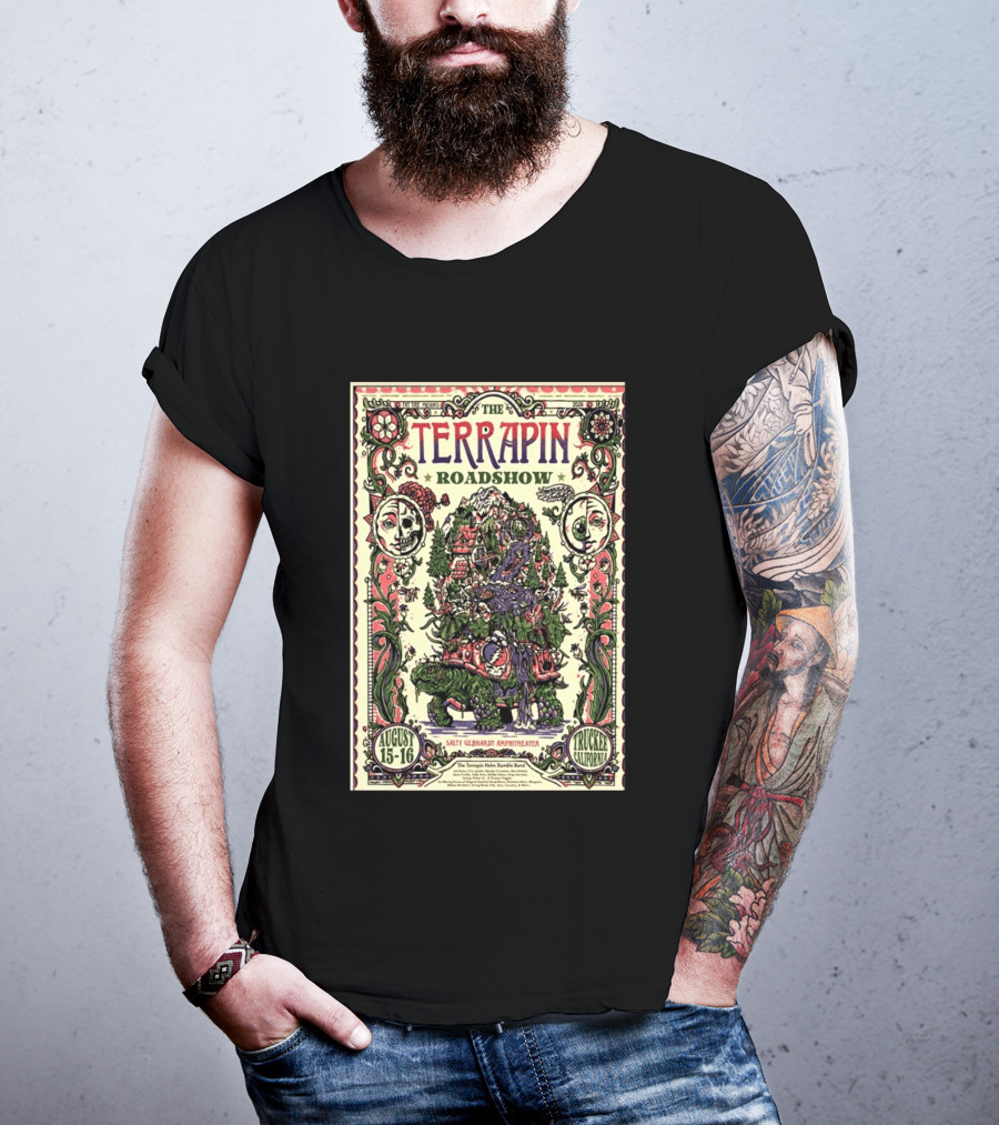 Terrapin Roadshow August 15 16 2026 Salty Gebhardt Amphitheater Truckee California T-Shirt