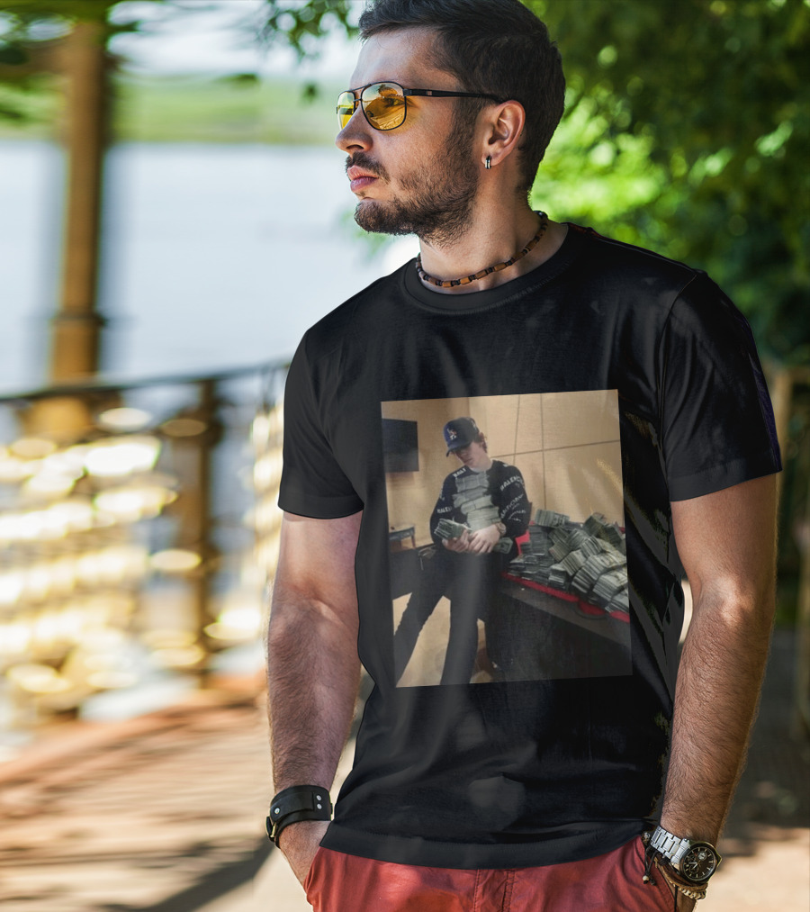 Balenciaga Black Stacks Of Cash T-Shirt