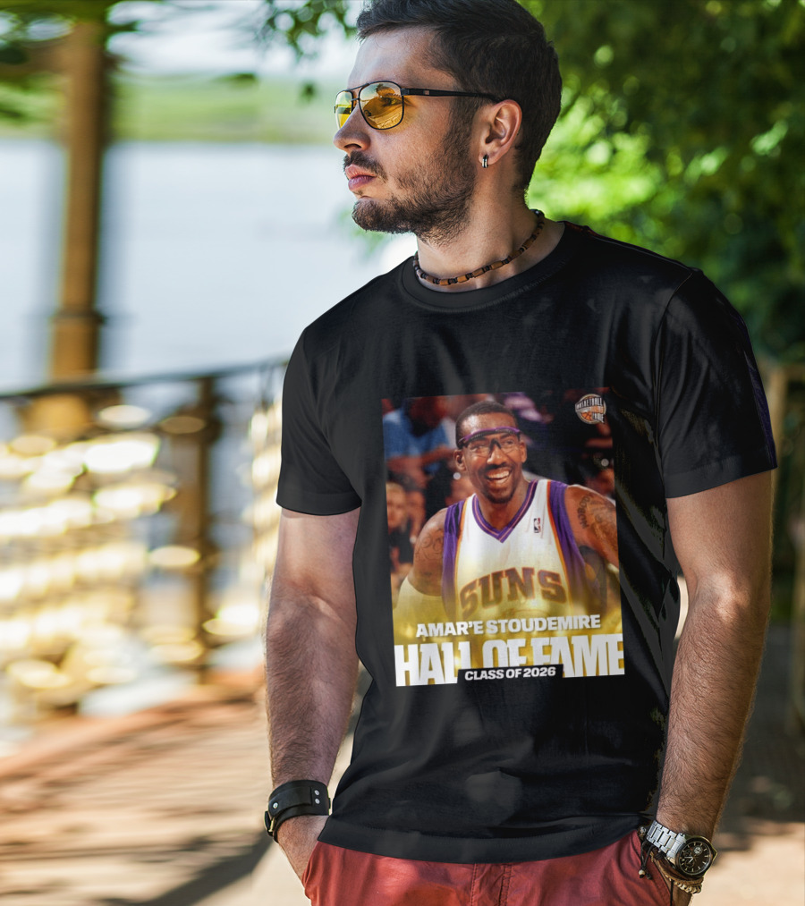 Amar'e Stoudemire Basketball Hall Of Fame Class Of 2026 Suns T-Shirt
