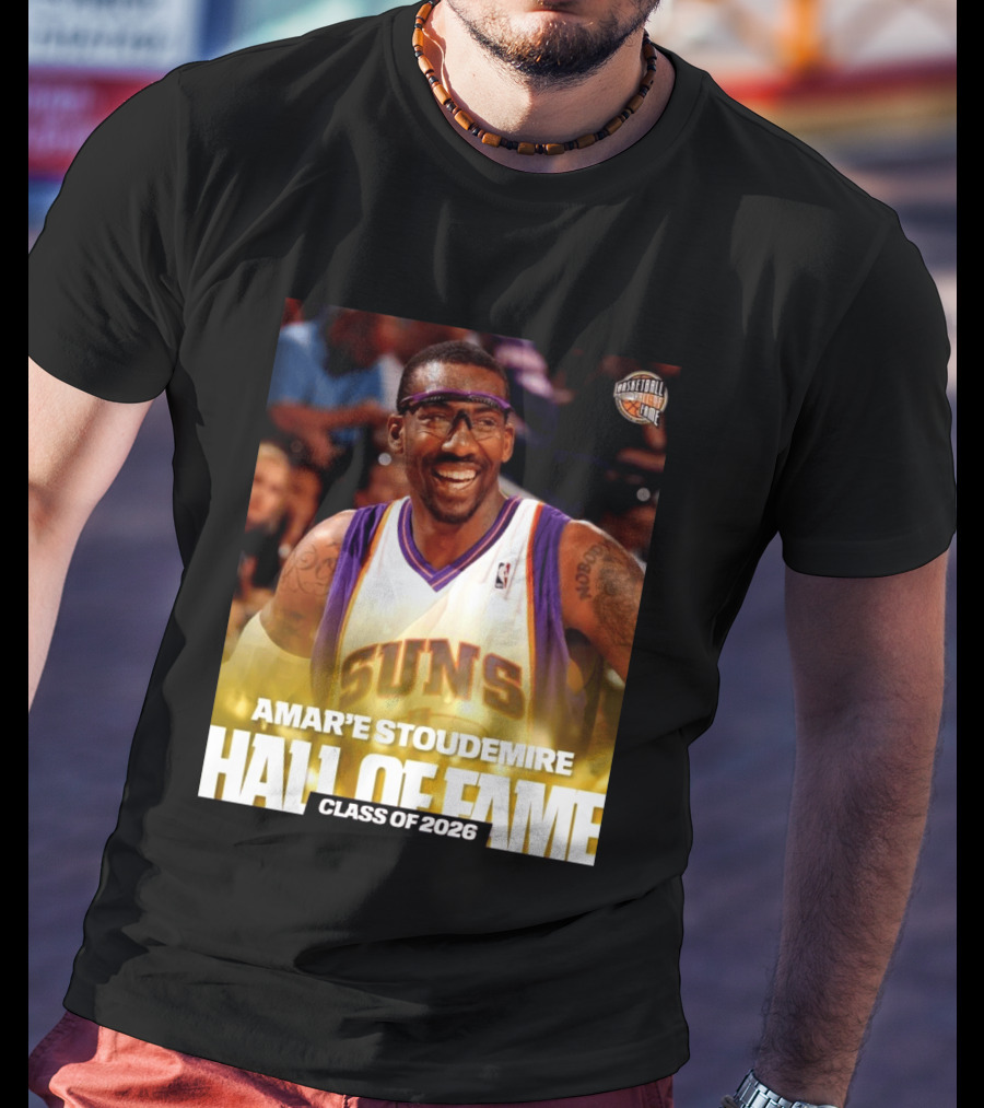Amar'e Stoudemire Basketball Hall Of Fame Class Of 2026 Suns T-Shirt