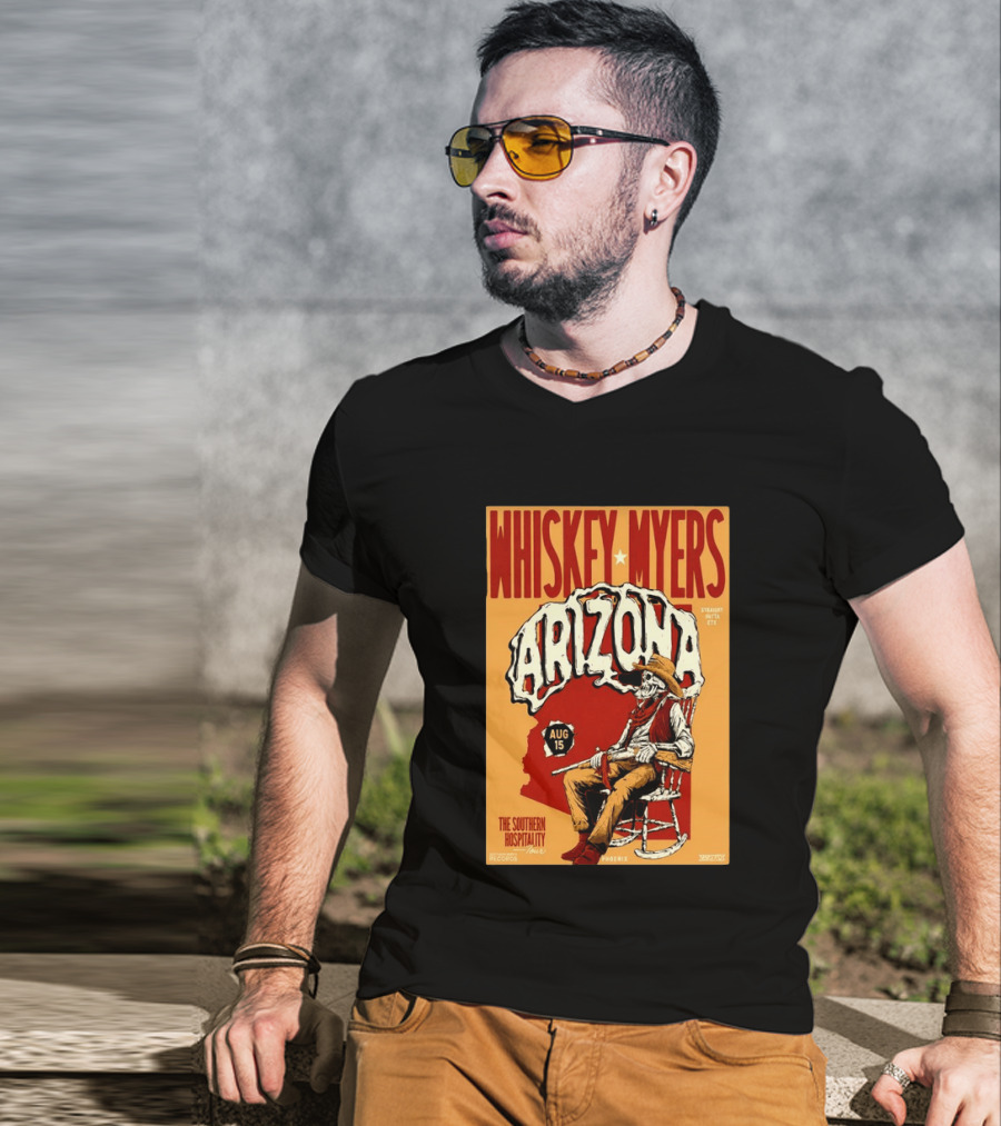 Whiskey Myers Arizona Aug 15 The Southern Hospitality Tour Phoenix 2026 T-Shirt