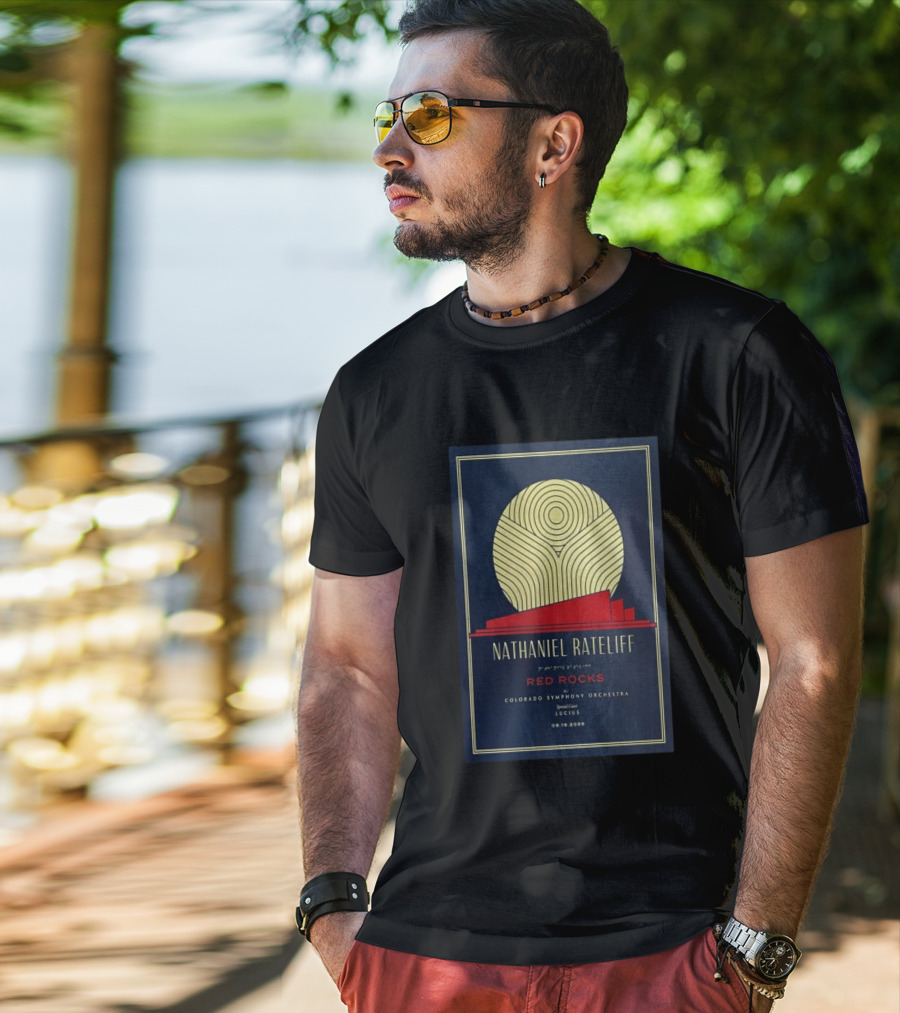 Nathaniel Rateliff Red Rocks Colorado Symphony Orchestra Special Guest Lucius 08.18.2026 T-Shirt