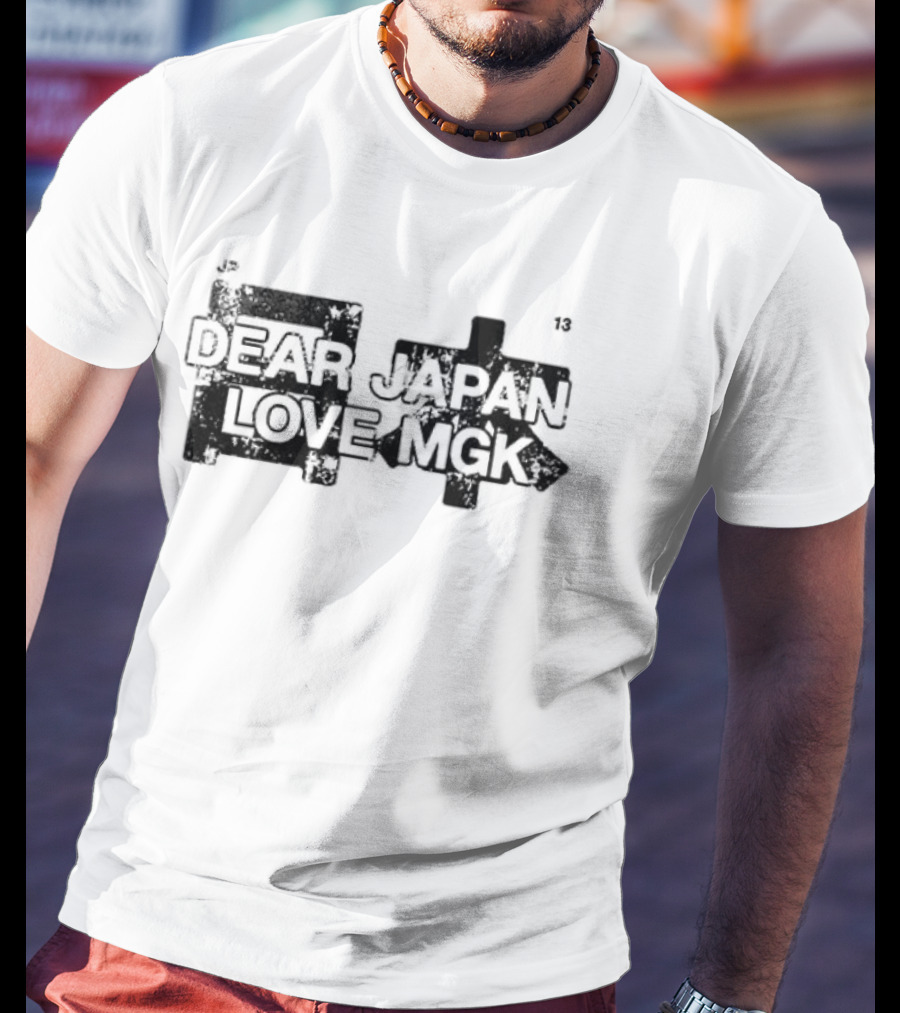 Dear Japan Love MGK Machine Gun Kelly Summer Sonic T-Shirt