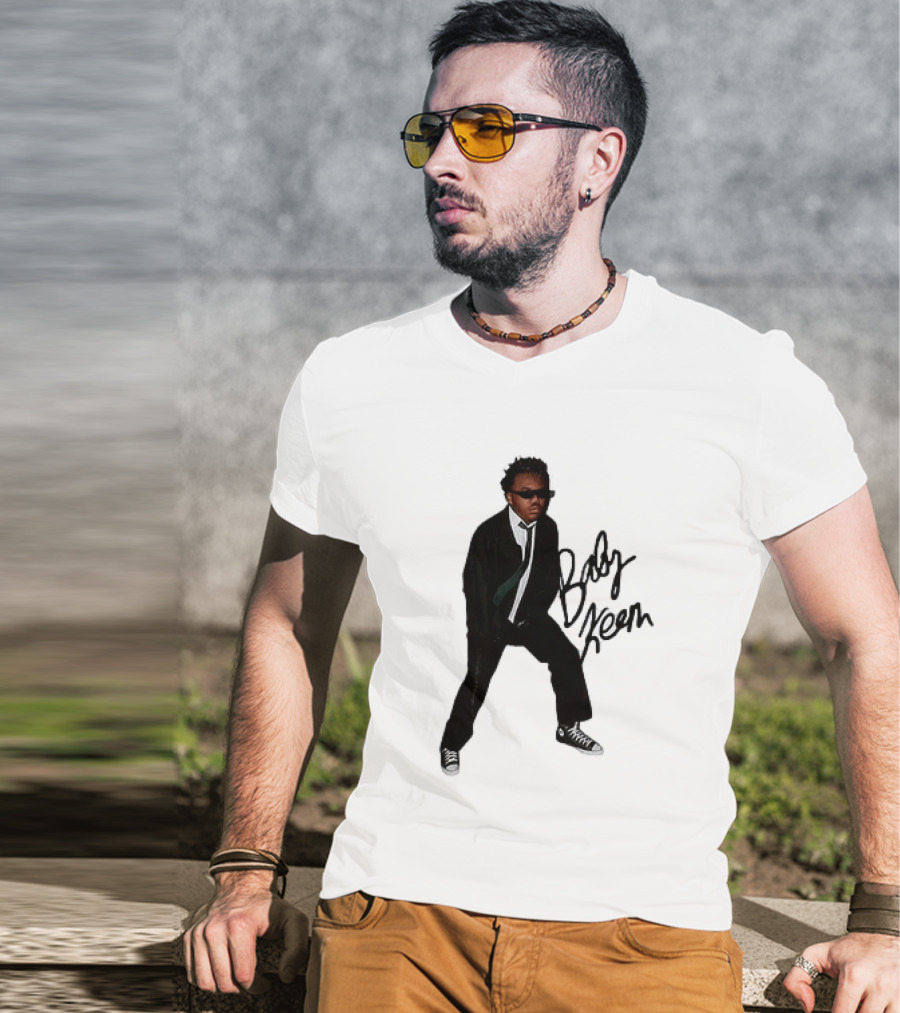 PgLang Baby Keem Cool Pose Sunglasses Suit Sneakers T-Shirt