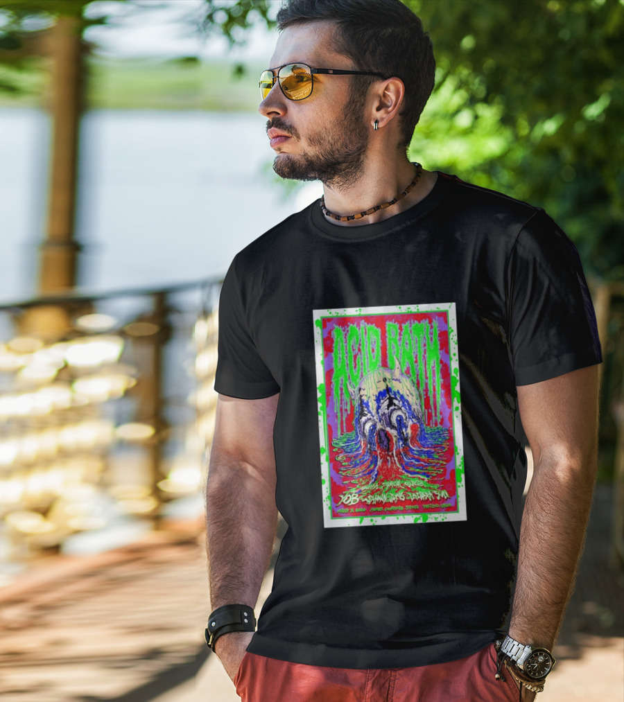 Acid Bath Special Guests Yob Summoner's Enigma Tour August 29 2026 Crystal Ballroom Portland Oregon T-Shirt