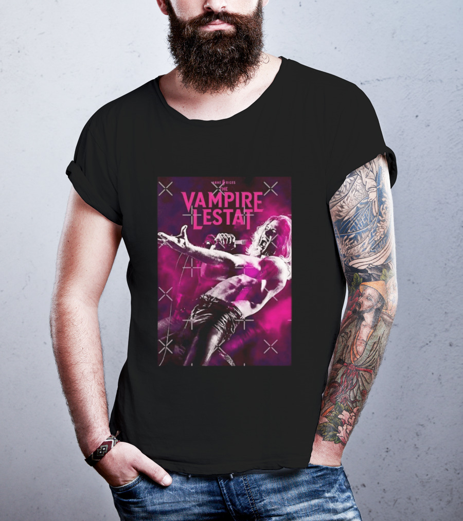 Anne Rice's The Vampire Lestat Gothic Horror Rock Star Aesthetic T-Shirt