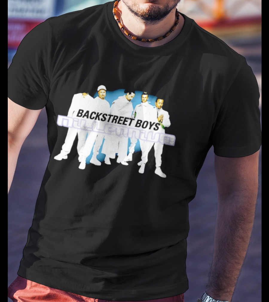 Backstreet Boys Millennium 90s Pop Boy Band Iconic Album Cover T-Shirt