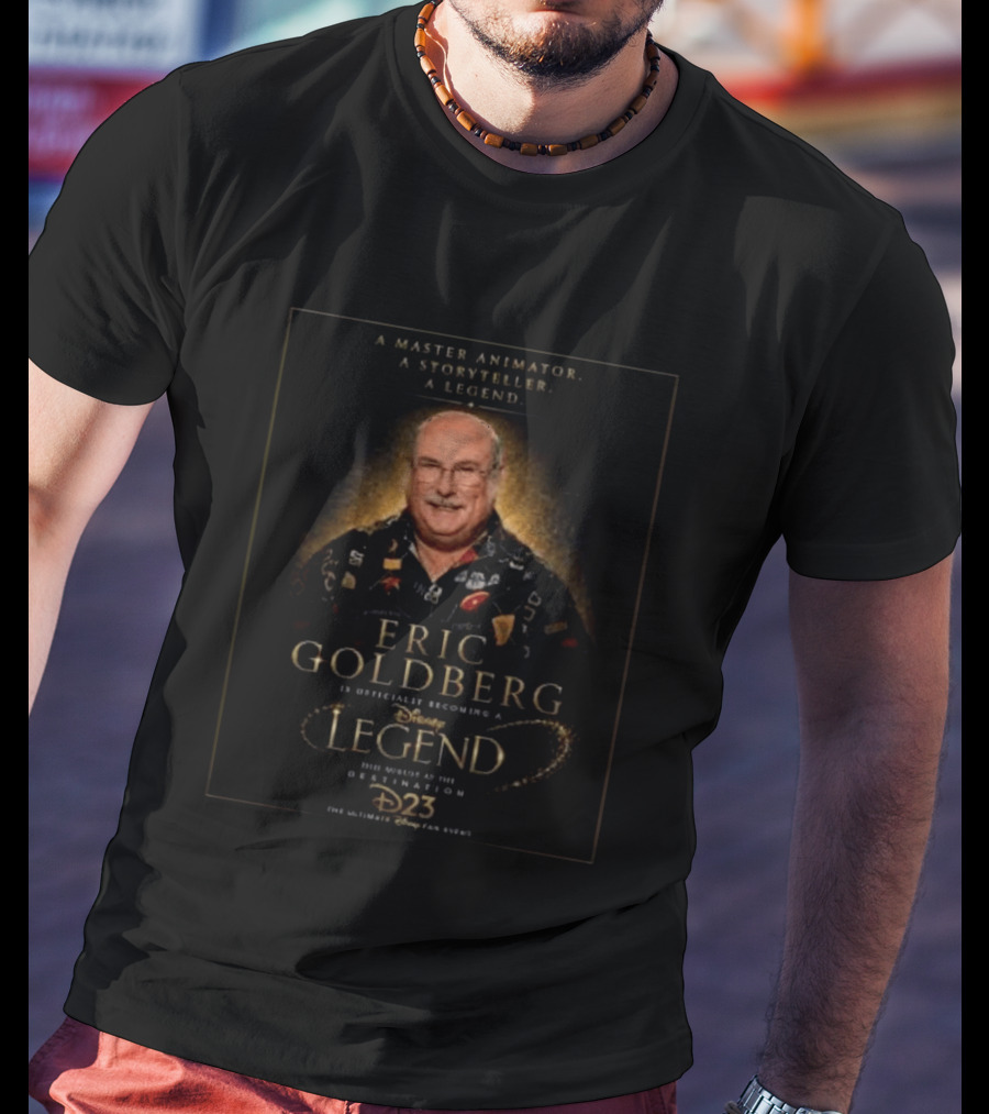 D23 2026 Disney Legends Award Eric Goldberg Officially Becoming A Legend T-Shirt