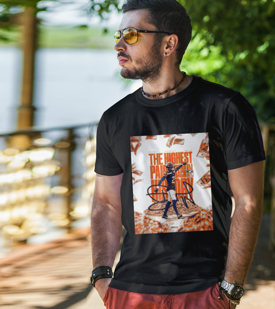 Devon Witherspoon NFL The Highest Paid Cornerback In History T-Shirt