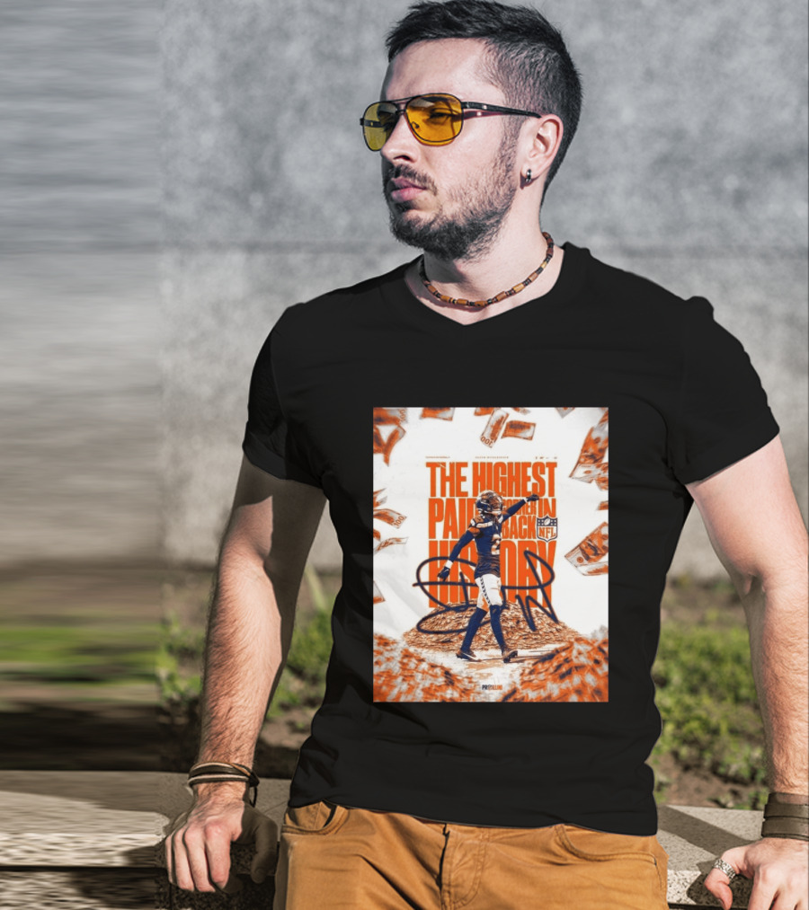 Devon Witherspoon NFL The Highest Paid Cornerback In History T-Shirt