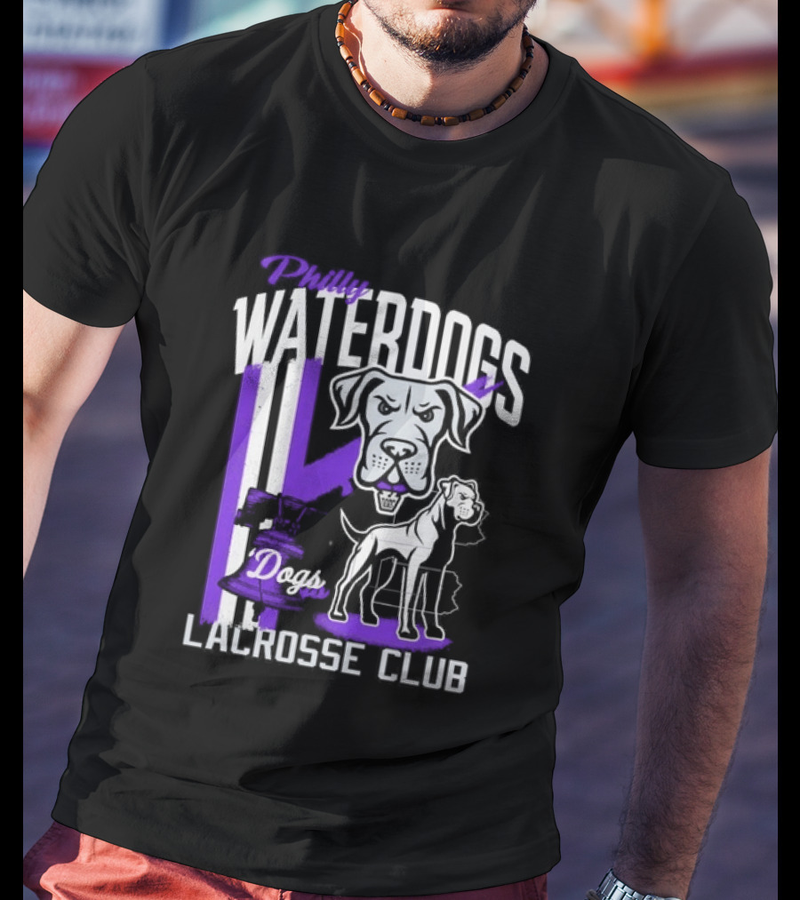 Philly Waterdogs Lacrosse Club Dogs Philadelphia T-Shirt