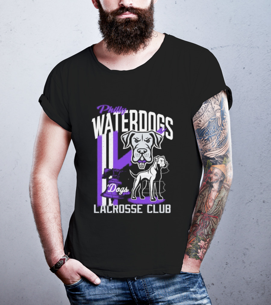 Philly Waterdogs Lacrosse Club Dogs Philadelphia T-Shirt