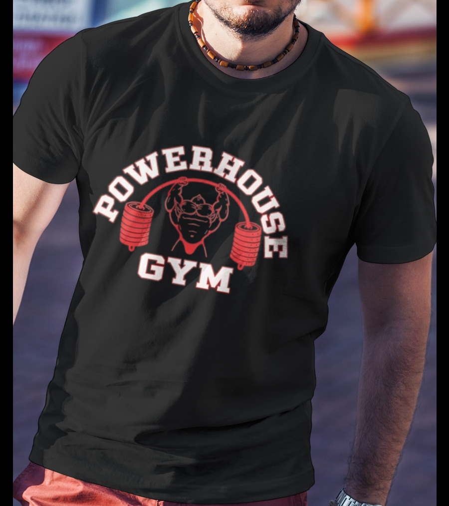 Powerhouse Gym Weightlifting Bodybuilding Lifting Weights Muscle Fitness T-Shirt